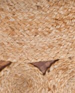 Natural Handwoven Jute Rug - Image 4