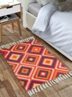 Handmade Cotton Printed Rug - Image 4