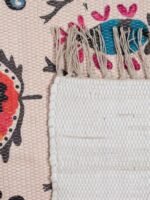 Handmade Light Multicolor Designed Printed Rug - Image 2