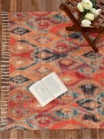 Handmade Multicolor Design Pattern Rug