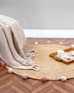 Round Jute Carpet Tri-color - Image 4