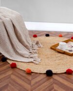 Round Jute Carpet 3-Color - Image 4