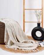 Premium All Season Aqua Cotton Throw - Image 3