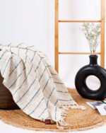 Premium All Season Teal-Green Cotton Throw - Image 2
