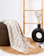Premium All Season Grey Cotton Throw - Image 2