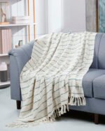 Premium All Season Teal-Green Cotton Throw
