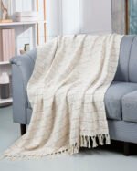 Premium All Season Lavender Cotton Throw