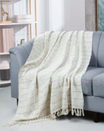 Premium All Season Aqua Cotton Throw