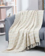 Premium All Season Yellow Cotton Throw