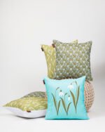 Artistic Printed Canvas Cushion Cover - Image 2