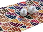 Digital Multi-color Pattern Table Runner - Image 3
