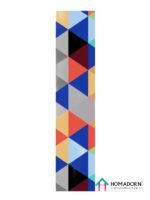 Digital Multicolor Triangle Pattern Table Runner - Image 5