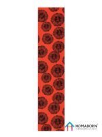 Digital Red (Black-Flower) Table Runner - Image 2