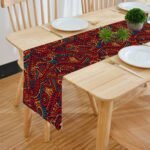 Digital Multishade Design Table Runner