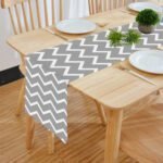 Digital Grey Design Table Runner
