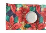 Digital Printed Flower Pattern Table Runner - Image 3