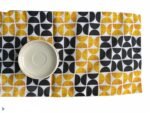 Digital Printed Black-Yellow Table Runner - Image 3