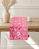 Digital Printed Pink Pattern Table Runner