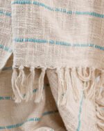 Premium All Season Aqua Cotton Throw - Image 4