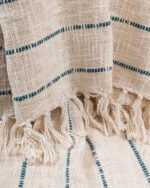 Premium All Season Teal-Green Cotton Throw - Image 3