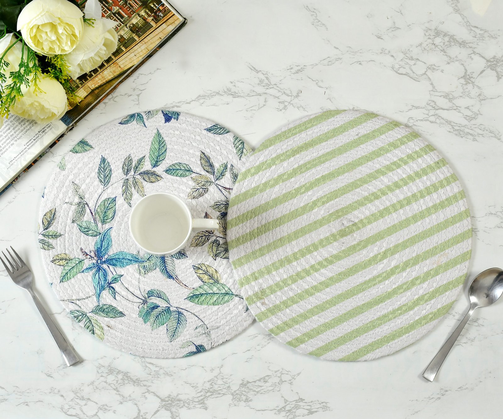 Modern Printed Round Placemats