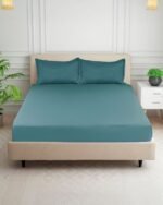 Premium Flat Ocean-Mist Bedsheet