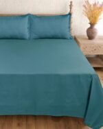 Premium Flat Ocean-Mist Bedsheet - Image 2