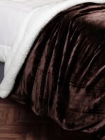 All Season Reversible Brown Blanket - Image 4