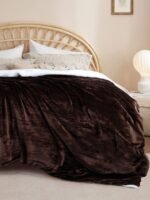All Season Reversible Brown Blanket - Image 5