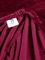 Warm Winter Elastic Maroon Bedsheet - Image 2