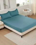 Premium Fitted Ocean-Mist Bedsheet - Image 2