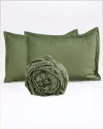 Premium Fitted Sage-Green Bedsheet - Image 3