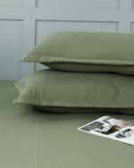 Premium Fitted Sage-Green Bedsheet - Image 5