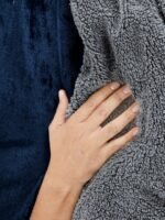 All Season Reversible Navy-Grey Blanket - Image 4