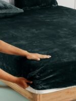 Warm Winter Elastic DarkGrey Bedsheet - Image 3