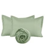 Premium Fitted Mint-Dust Bedsheet - Image 3