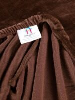 Warm Winter Elastic Brown Bedsheet - Image 2
