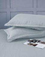 Premium Flat Slivery-Sage Bedsheet - Image 5