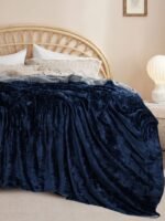 All Season Reversible Navy-Grey Blanket - Image 2