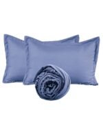 Premium Fitted Lavender-Blue Bedsheet - Image 3