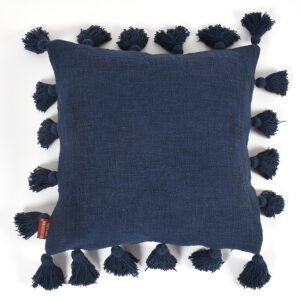 Decorative Navy-Blue Cushion Cover