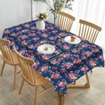 Modern Multicolor Printed Table Cloth