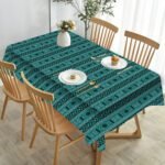 Contemporary Multicolor Table Cover