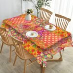 Digital Printed Cotton Feel Table Cover